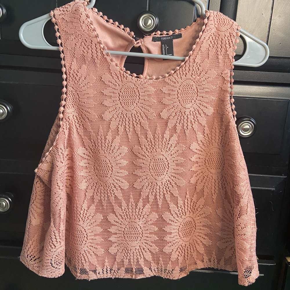 Forever 21 cropped tank top